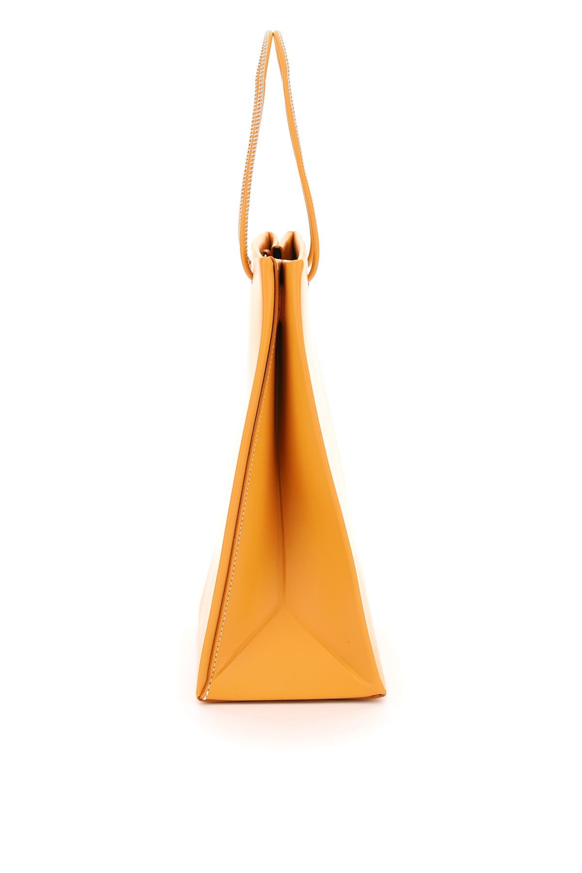Shop Medea Tall Prima Bag In Tan Brown (orange)