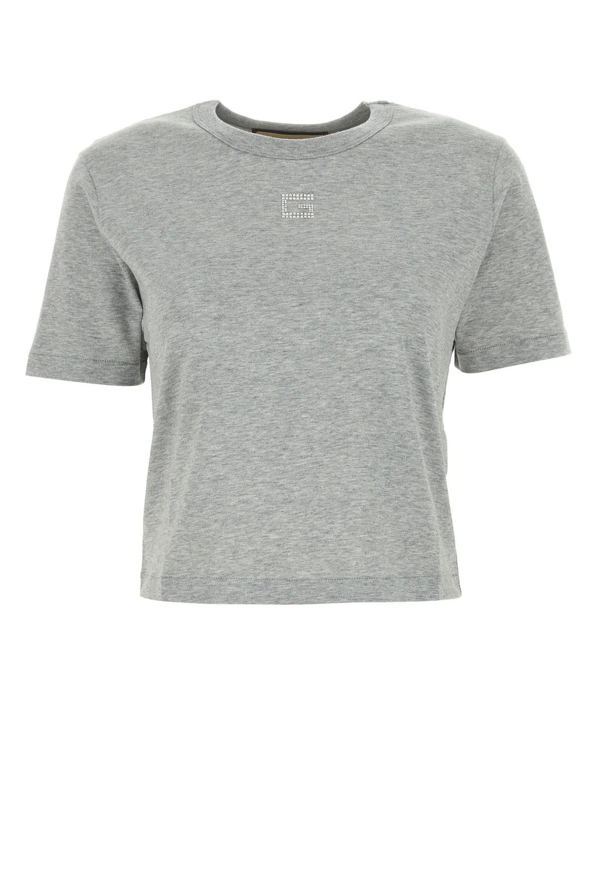 Melange Grey Cotton T-shirt