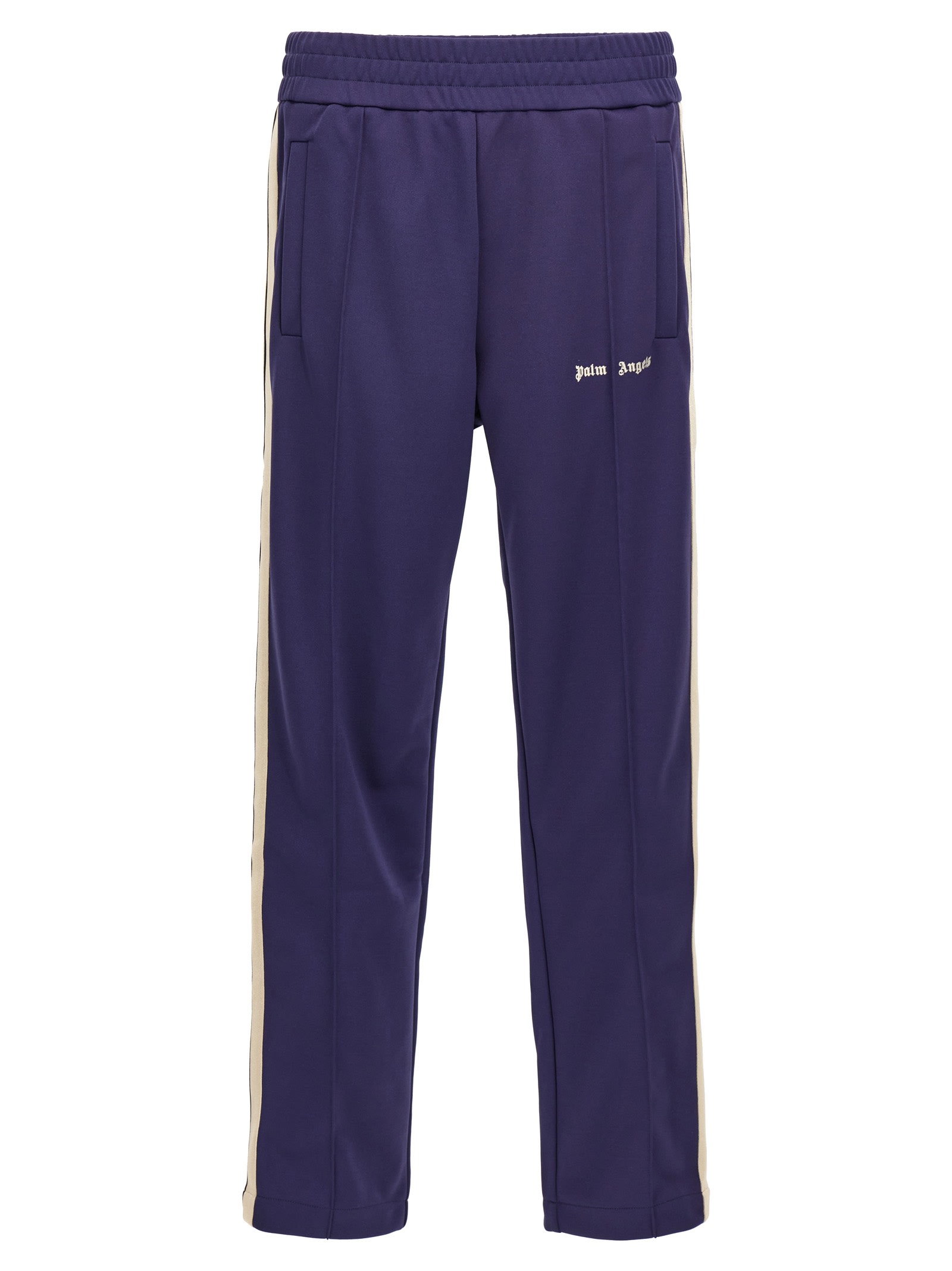 Shop Palm Angels Classic Logo Joggers In Purple