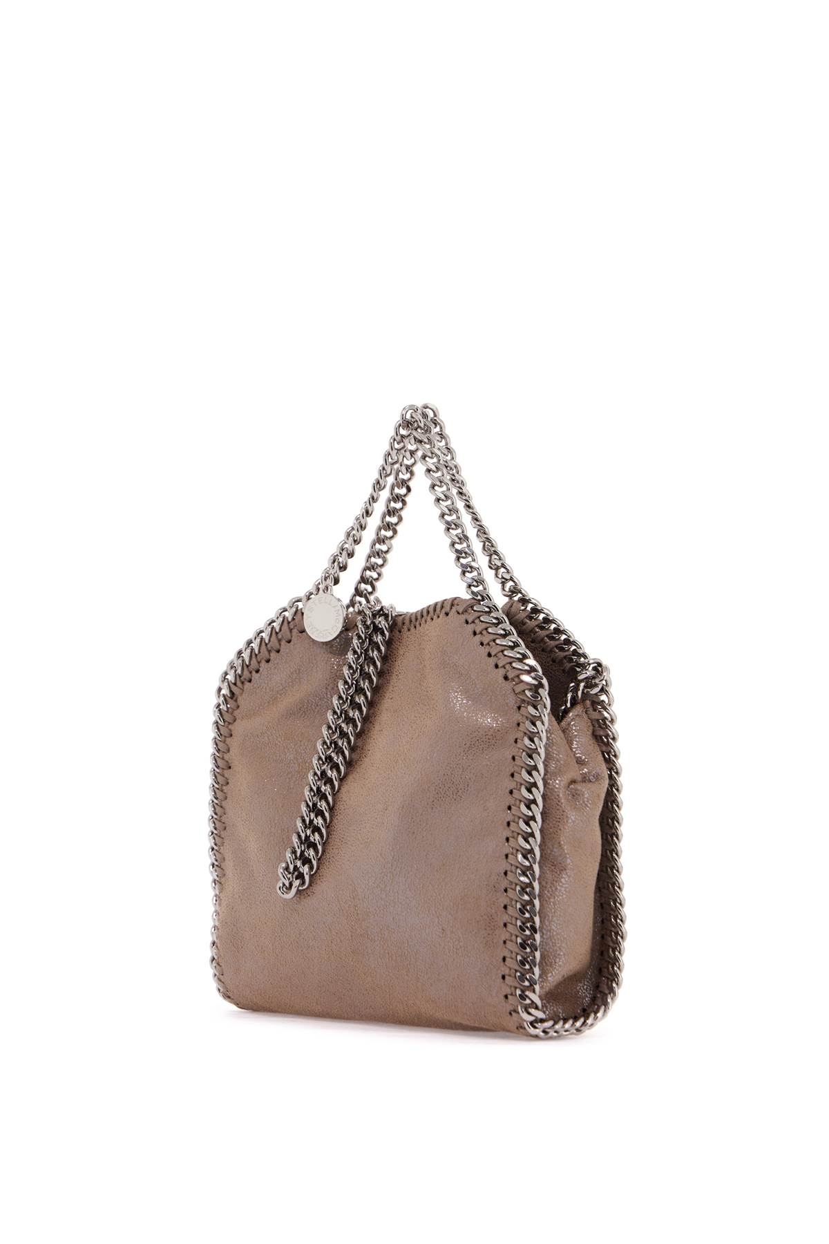 Shop Stella Mccartney Falabella Tiny Handbag In Gipsy Red (brown)