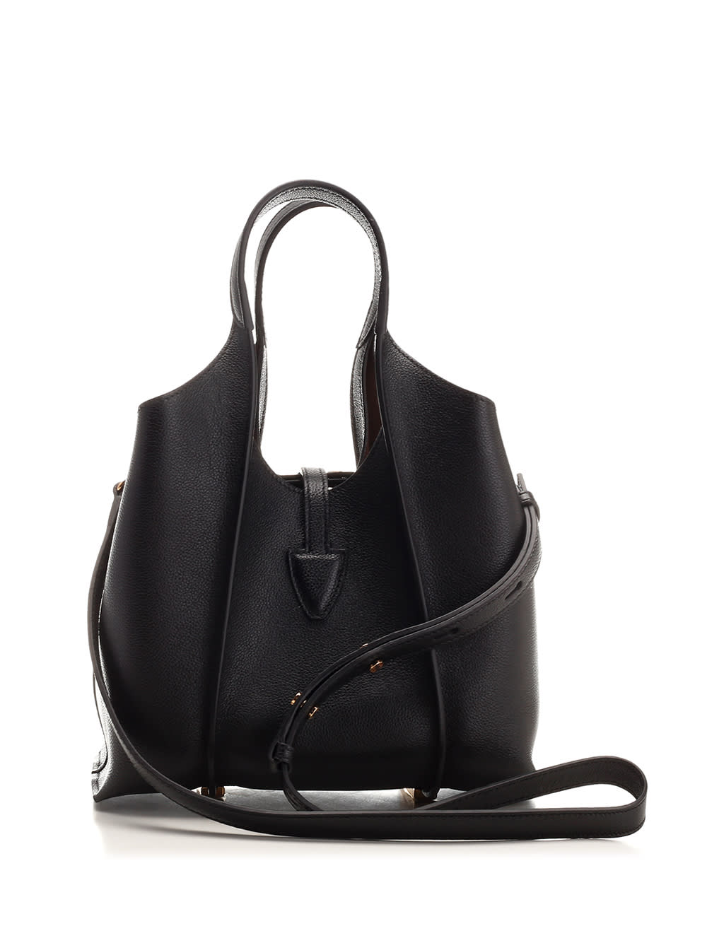 Shop Tod's T Timeless Shopping Bag In Nero