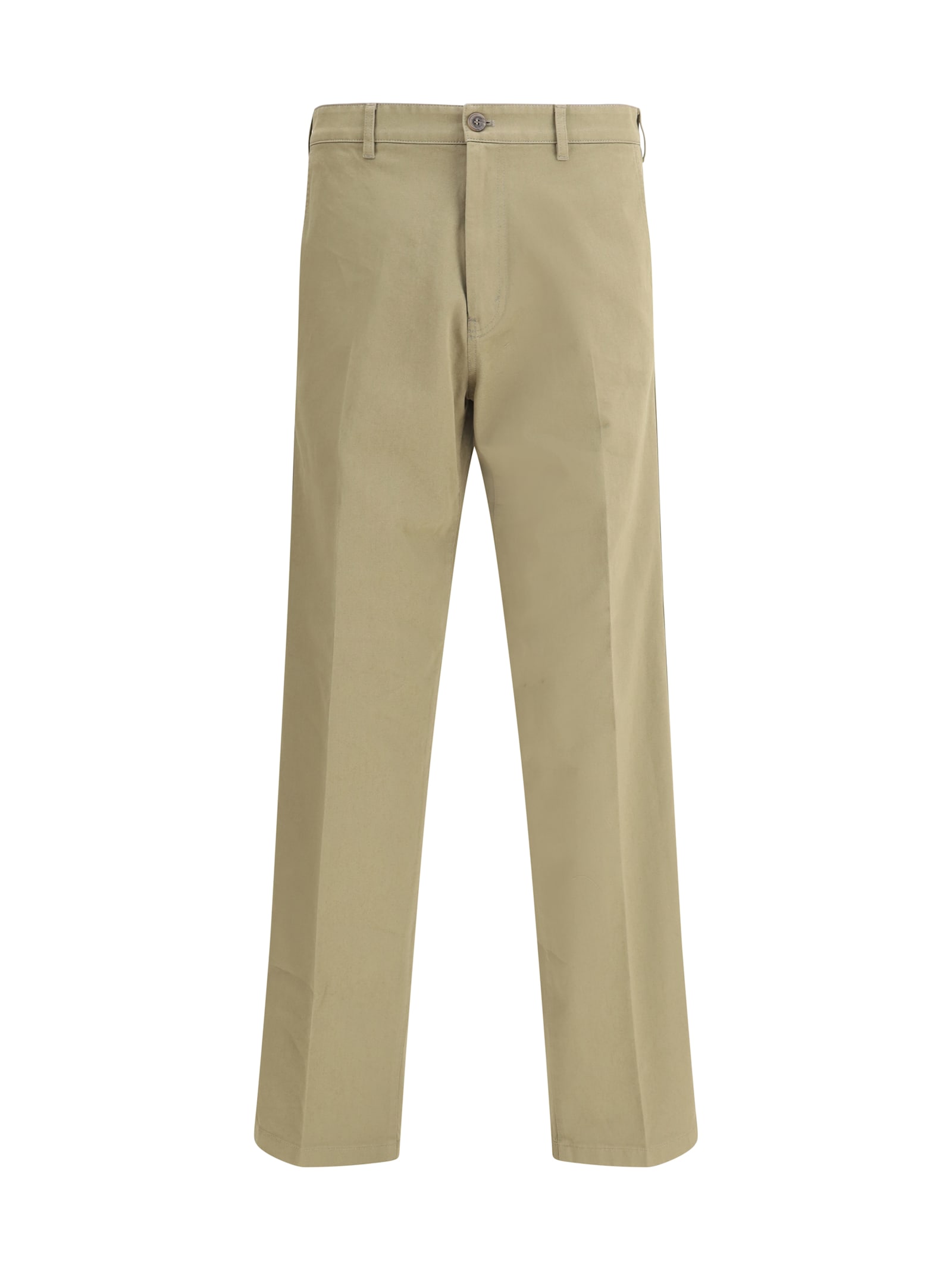 Prada Men Chino Pants In Brown