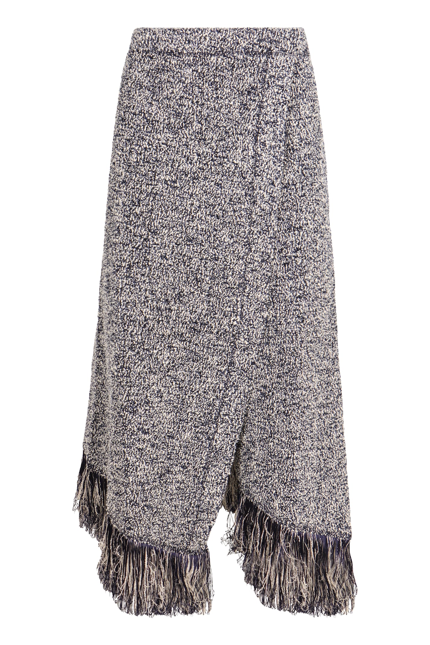Fringed Wrap Skirt