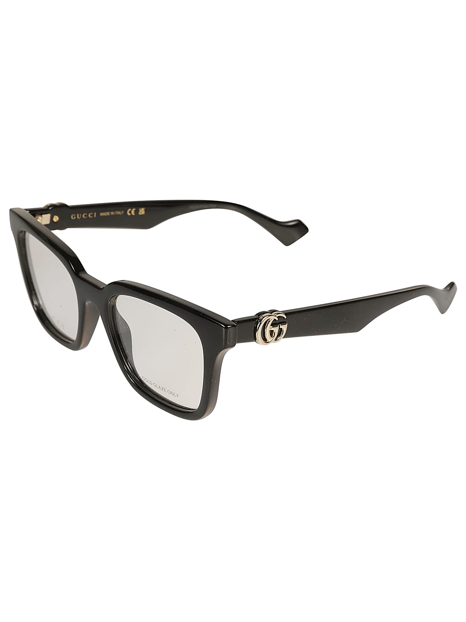 Gucci Square Logo Lens Frame In Black
