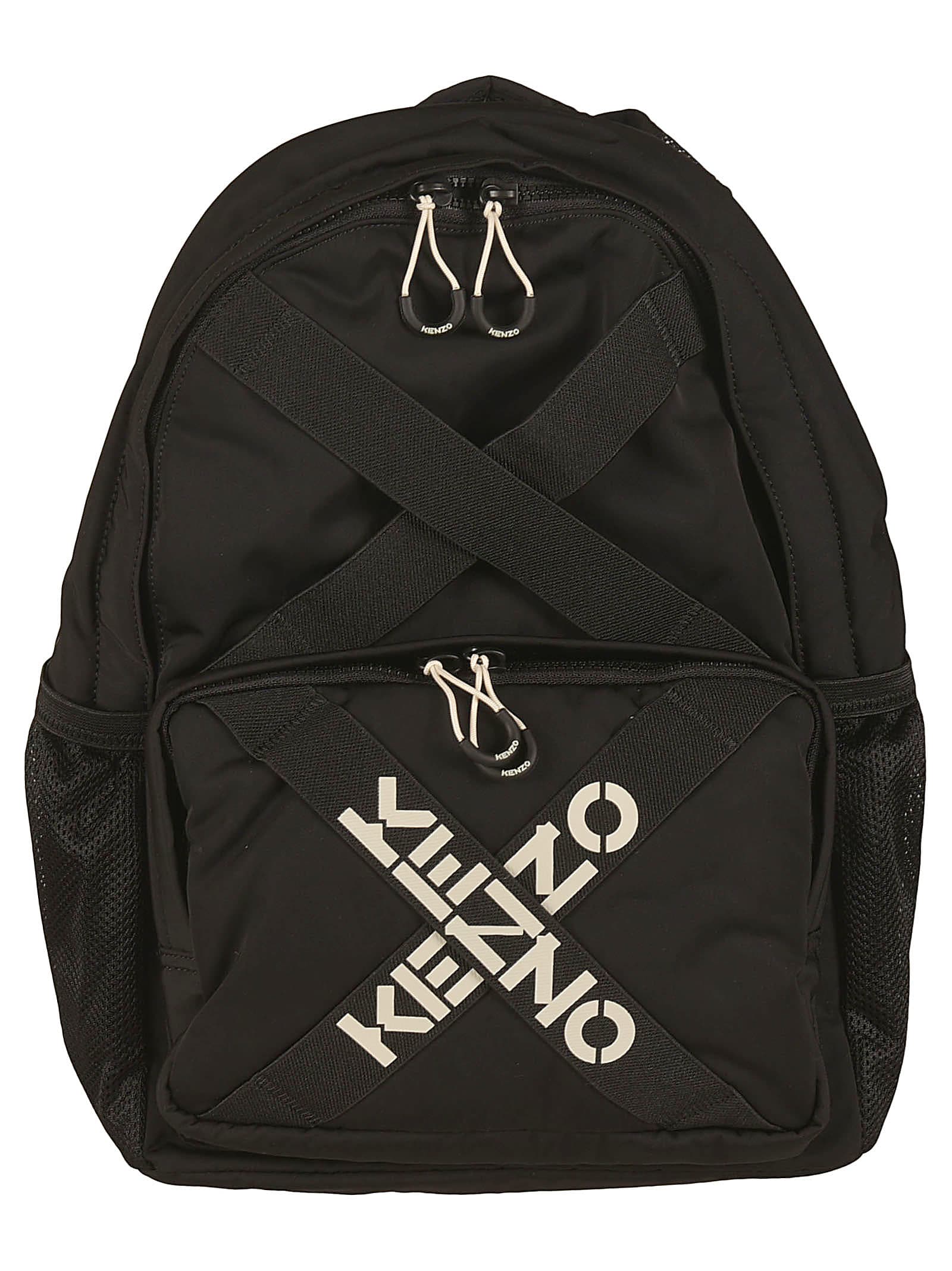 Kenzo Cross-strap Logo Backpack
