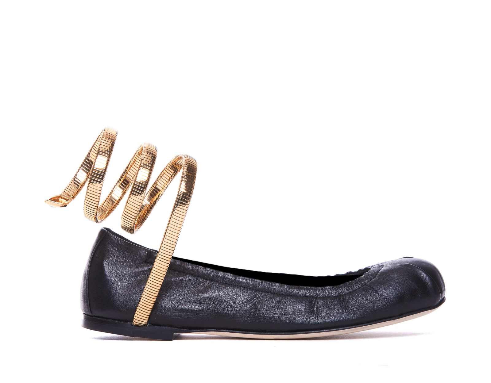 Shop René Caovilla Juniper Flats In Black