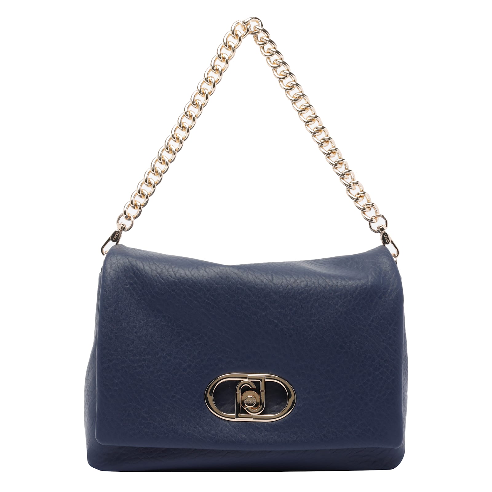 Liu •jo Crossbody Bag With Adjustable Strap And Textured Finish In Blue