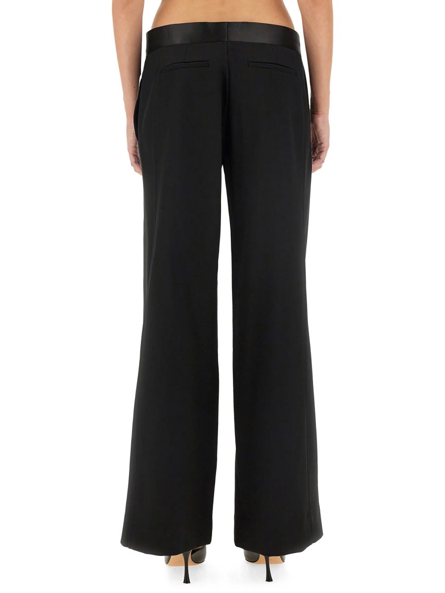 Shop Victoria Beckham Wool Pants In Black