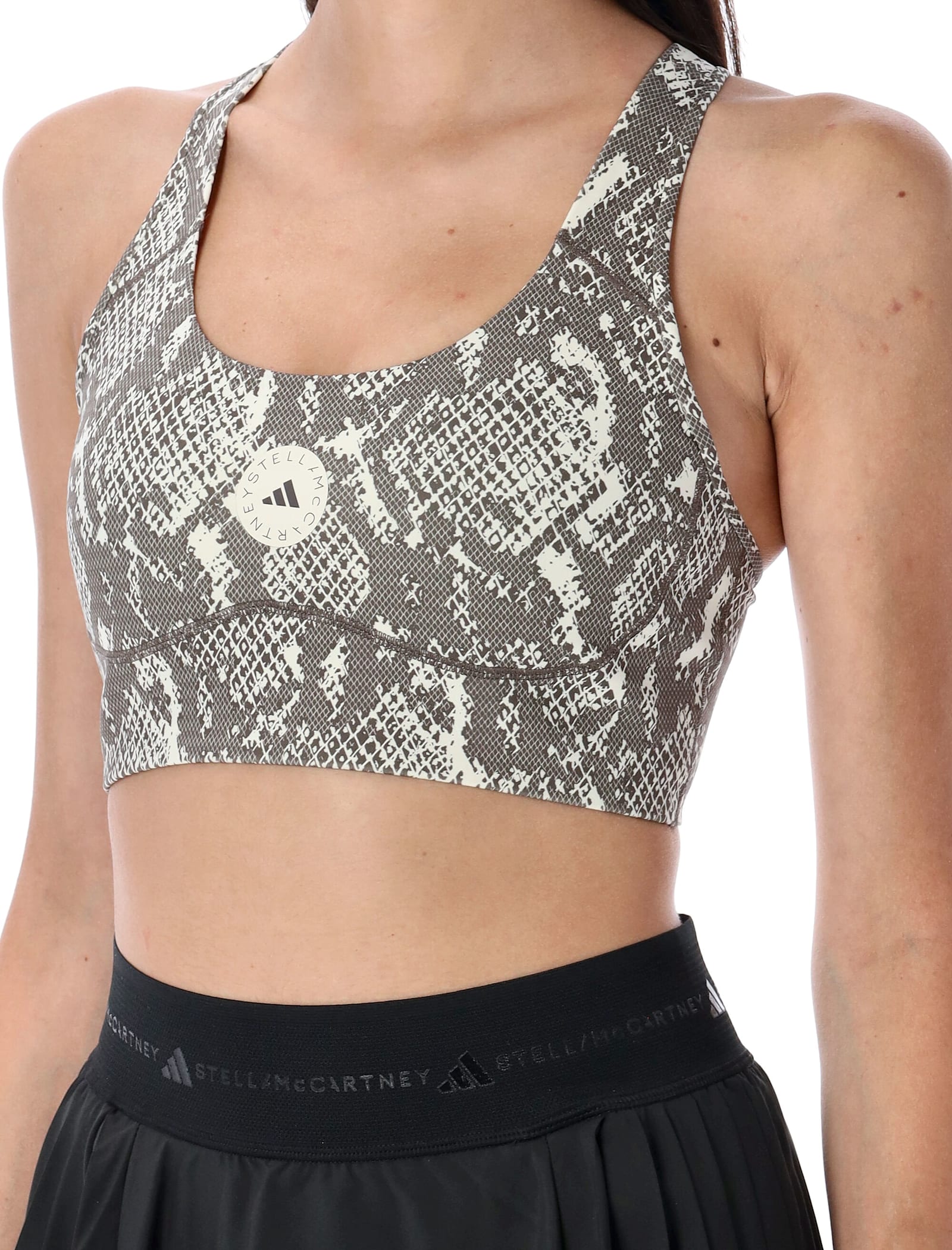 Adidas By Stella Mccartney Power Impact Training Bra In Multi