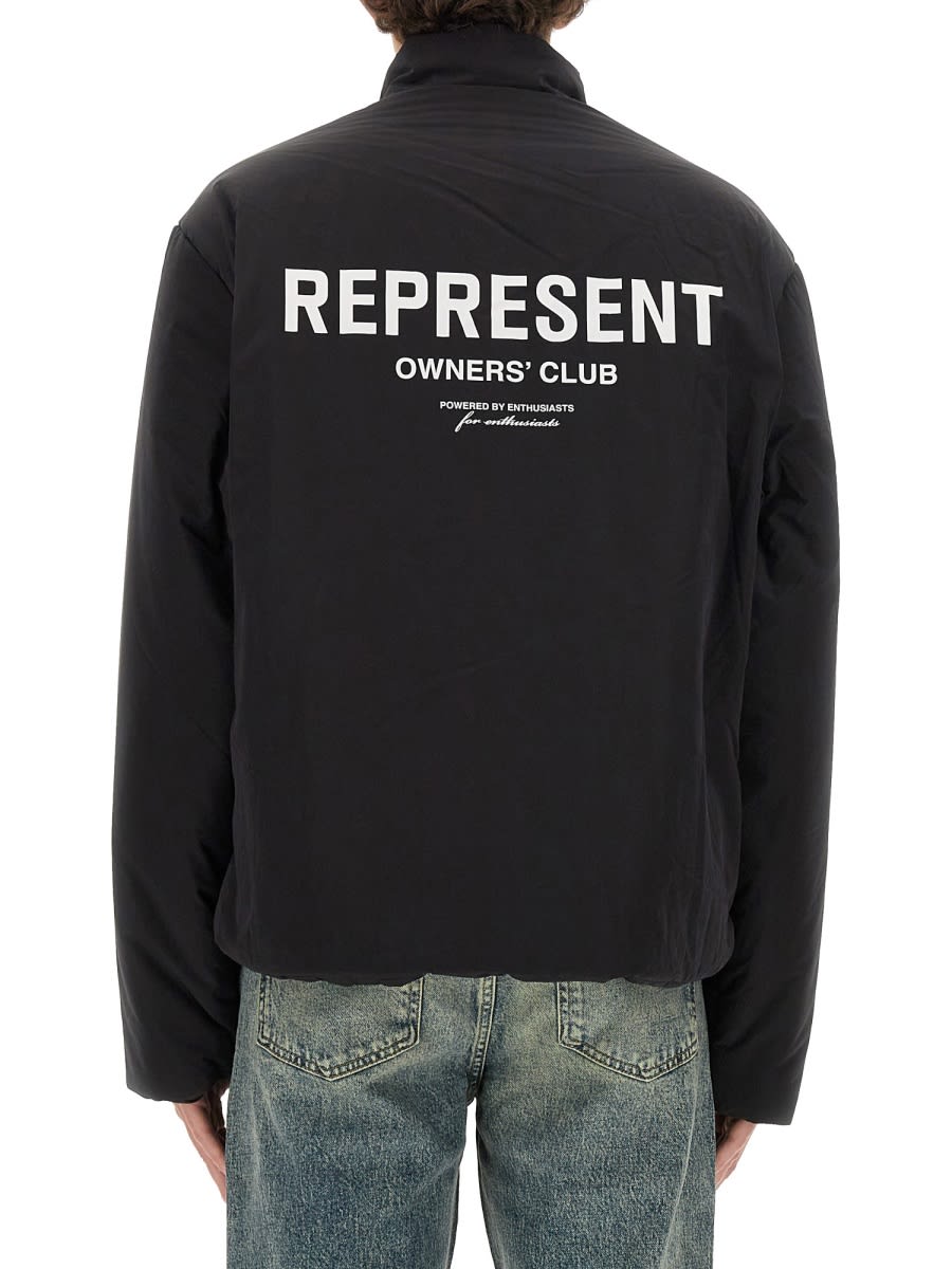 Shop Represent Owners Club Jacket In Black