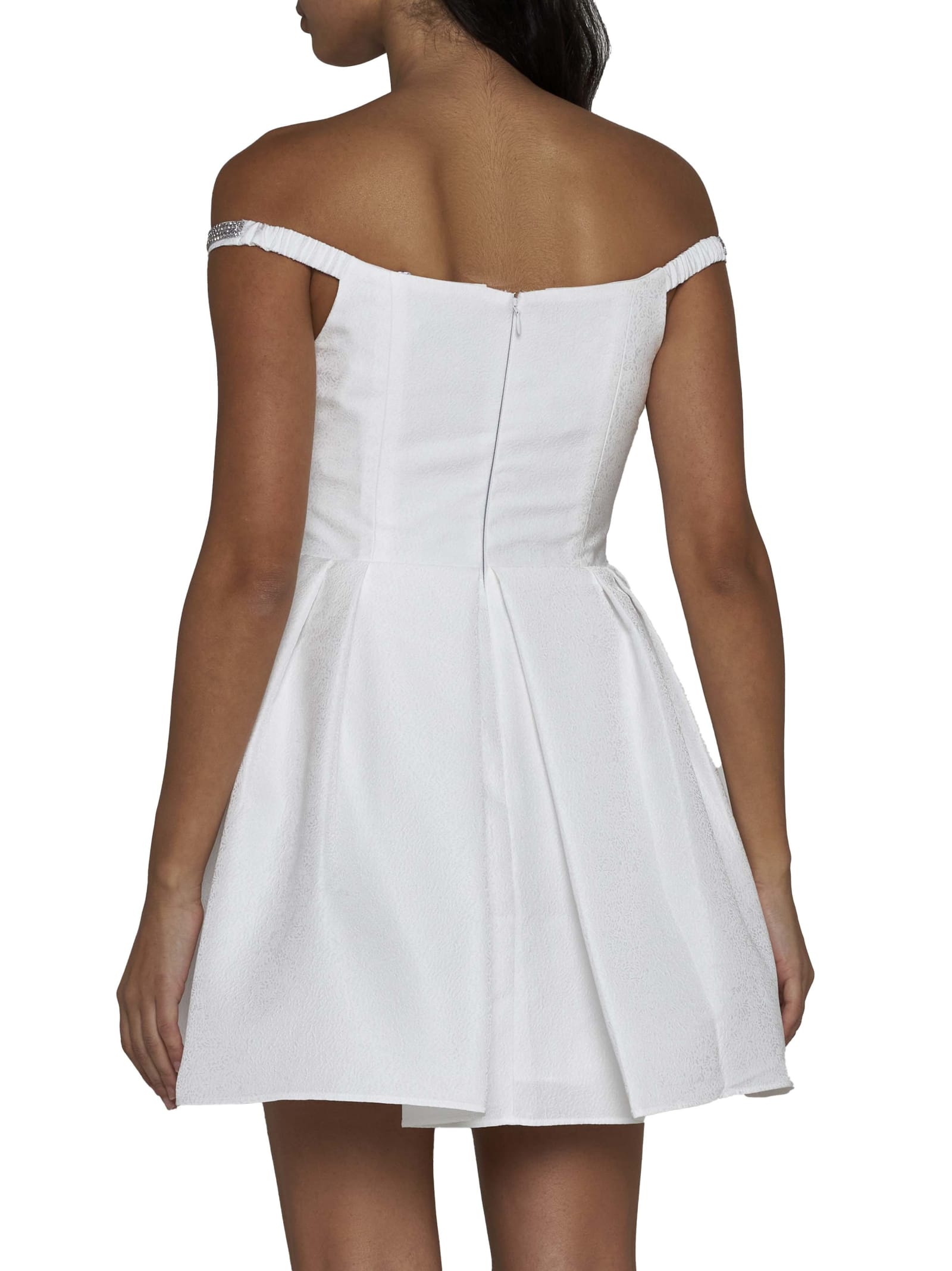 Shop Self-portrait Dress In White