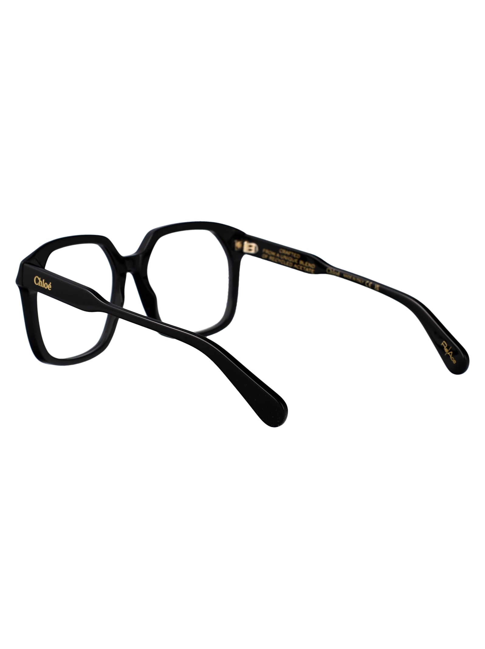 Chloé Ch0263o Glasses In Black-black-transparent