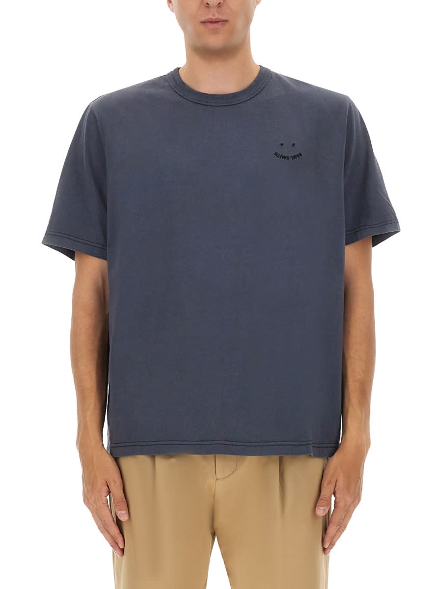 Ps By Paul Smith Ps Paul Smith Oversize Fit T-shirt In Blue