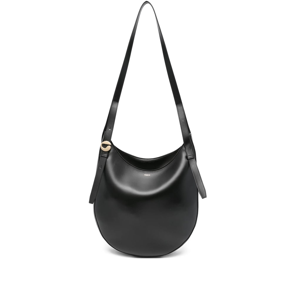 Coperni Leather Shoulder Bag In Black