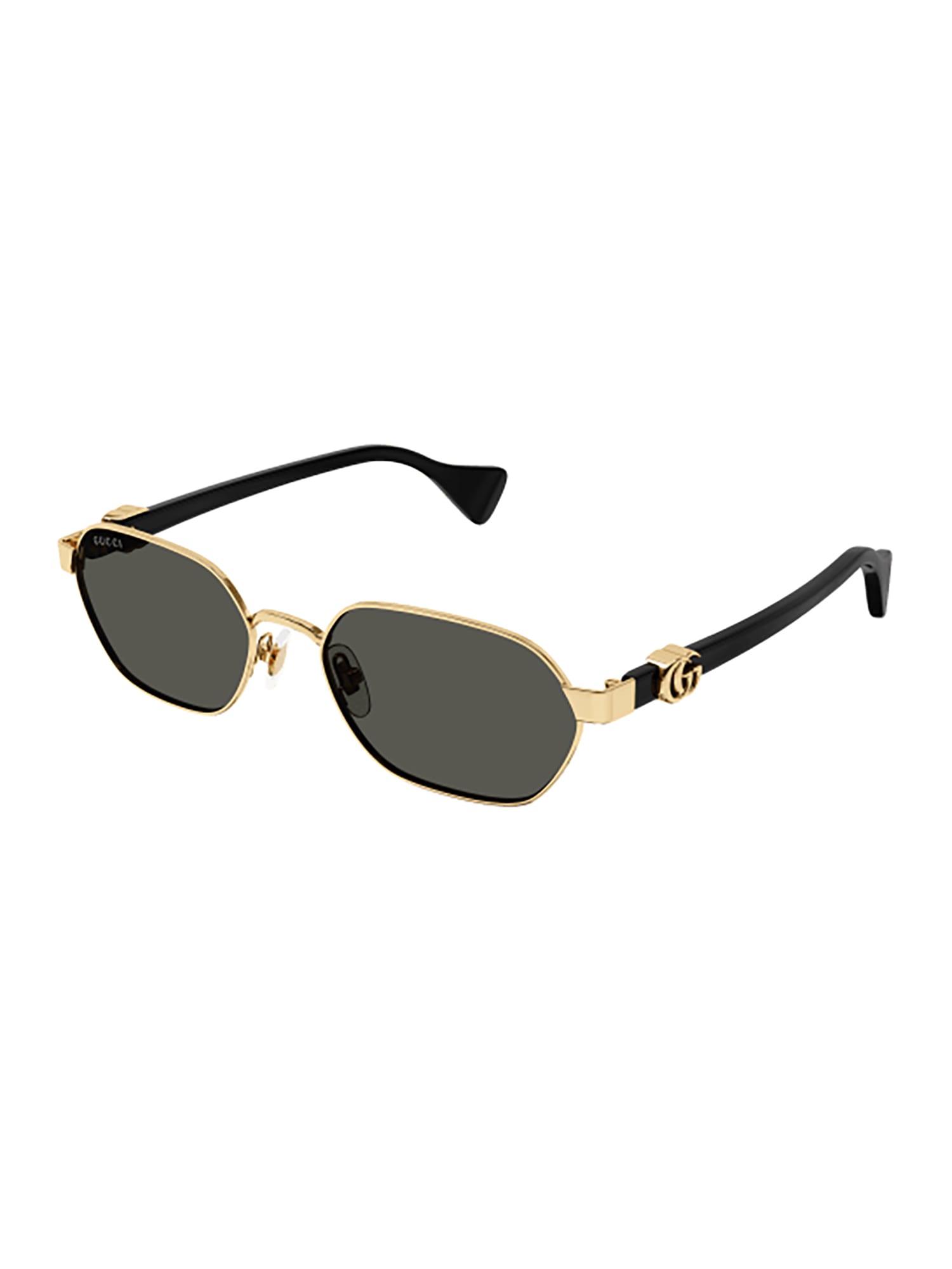 Shop Gucci Gg1593s Sunglasses In 001 Gold Black Grey