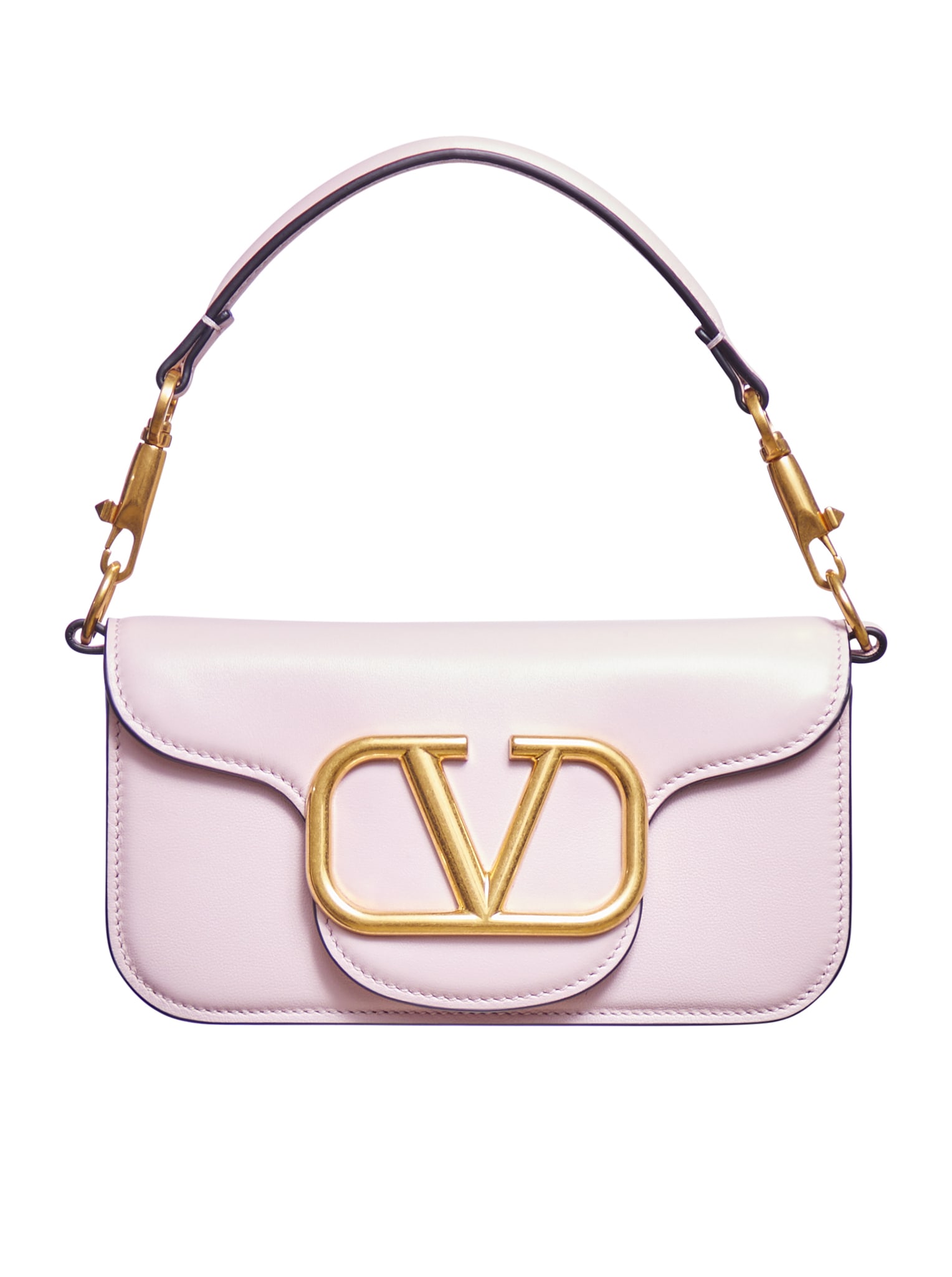 Loco Vitello Hobo Bag - Valentino Garavani - Pink - Leather