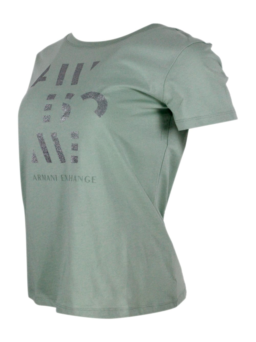 Armani Exchange T-shirt In Green