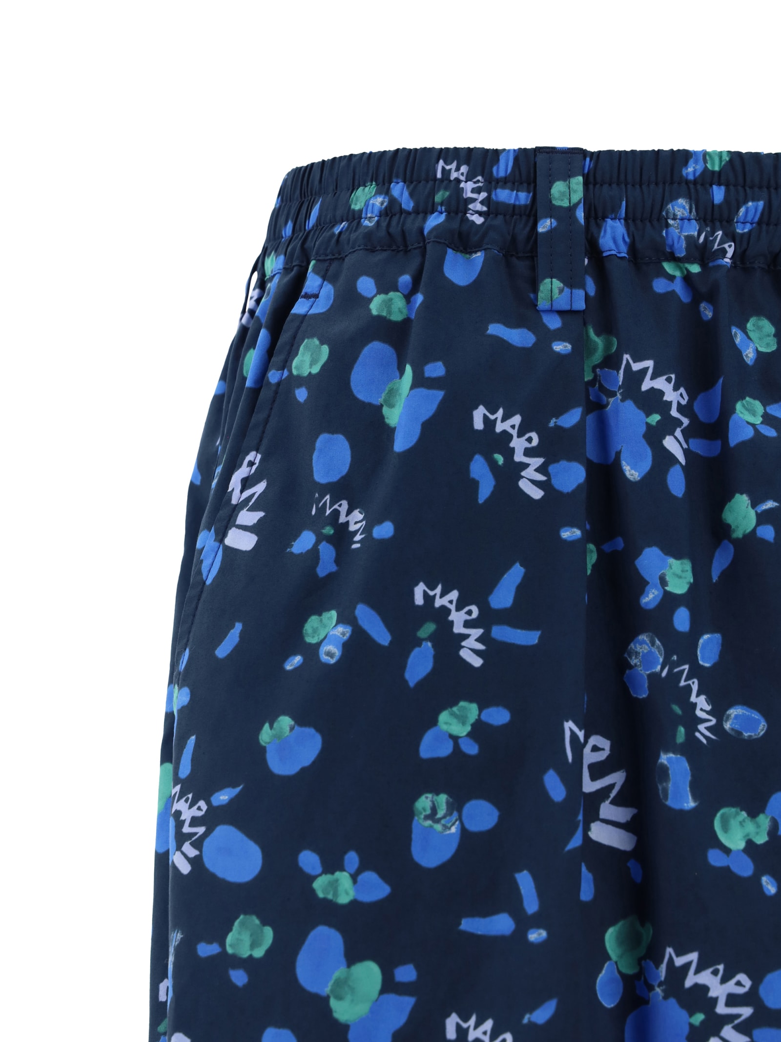 Shop Marni Shorts In Blue