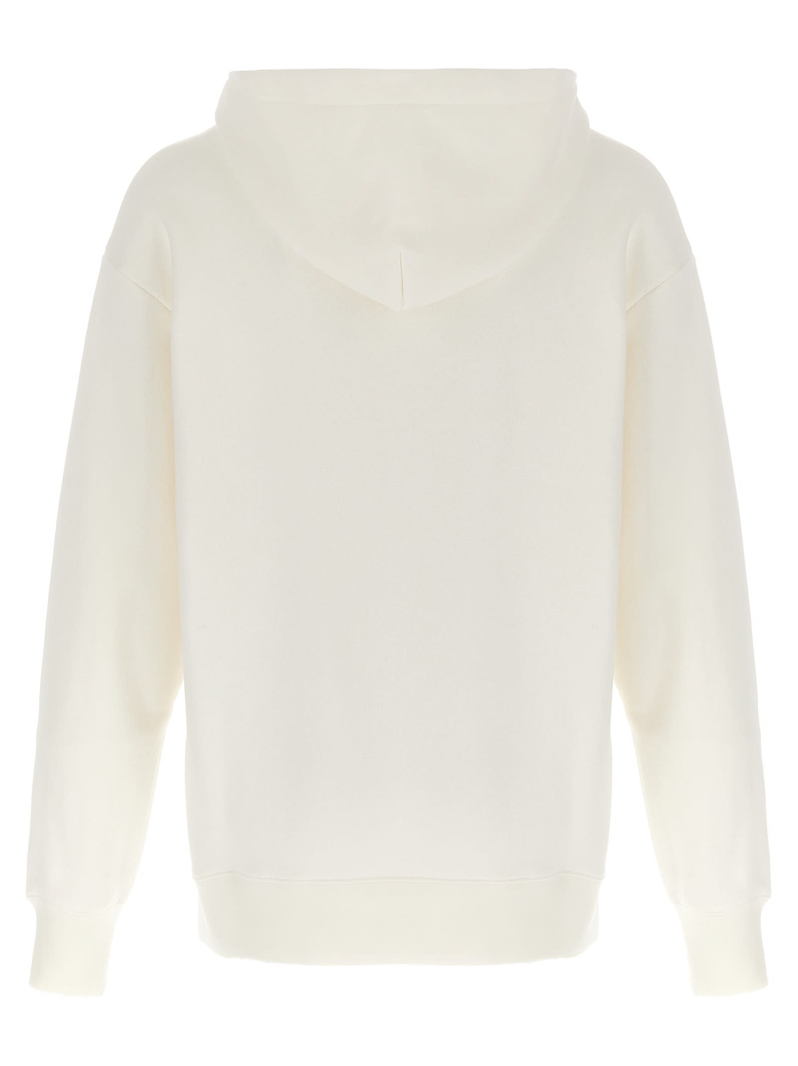 Valentino Garavani White Cotton Sweatshirt In Neutral