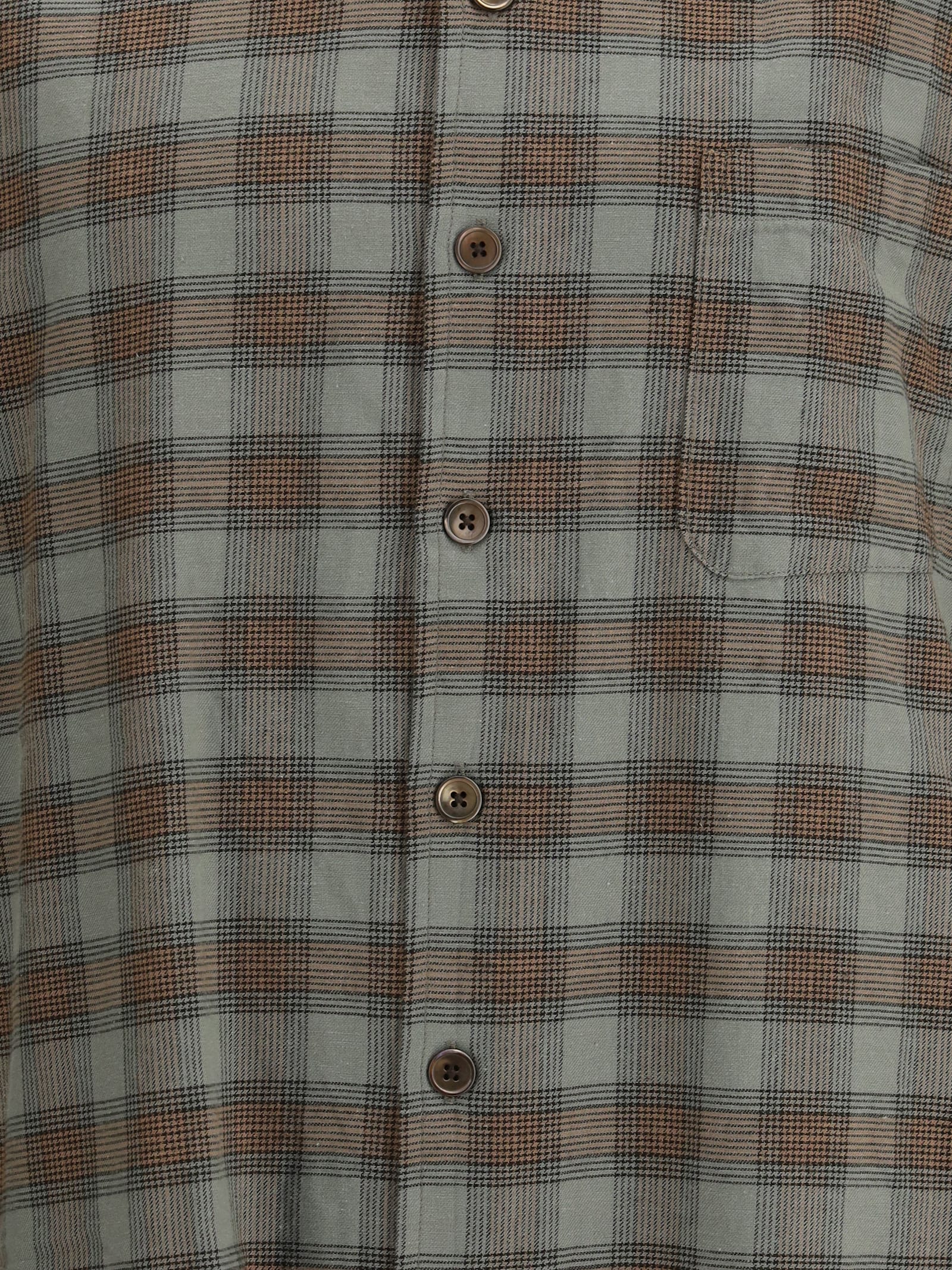 Our Legacy Borrowed Checked Button-down Shirt