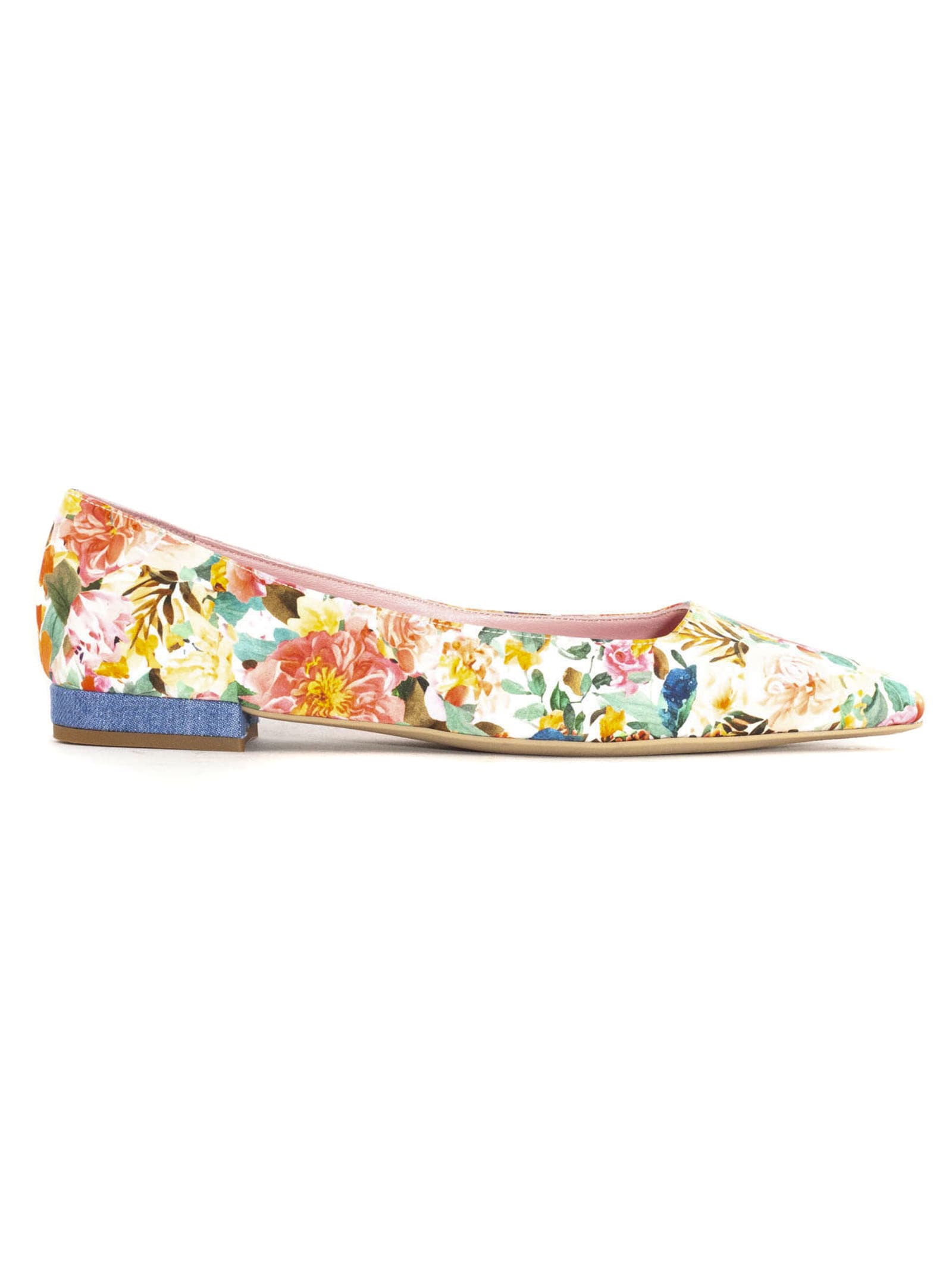 Amaia Floral-print Ballerina Shoes