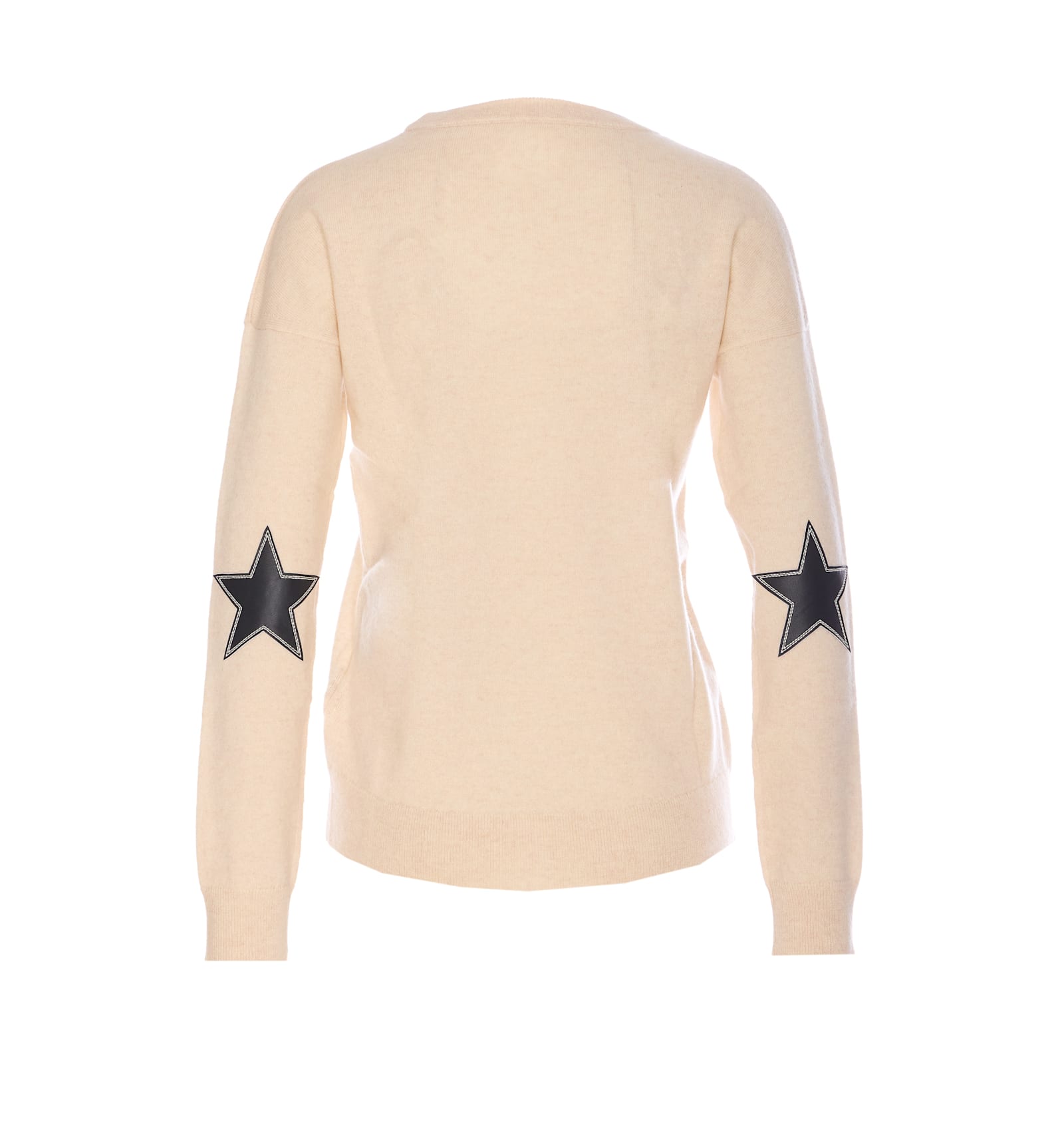 Zadig & Voltaire Cici Patch Sweater In Beige