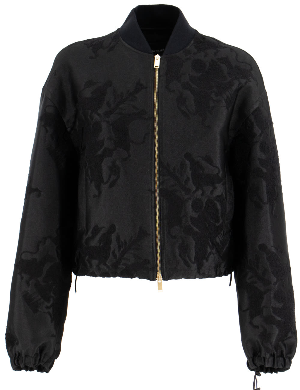 Shop Fabiana Filippi Jacket In Nero