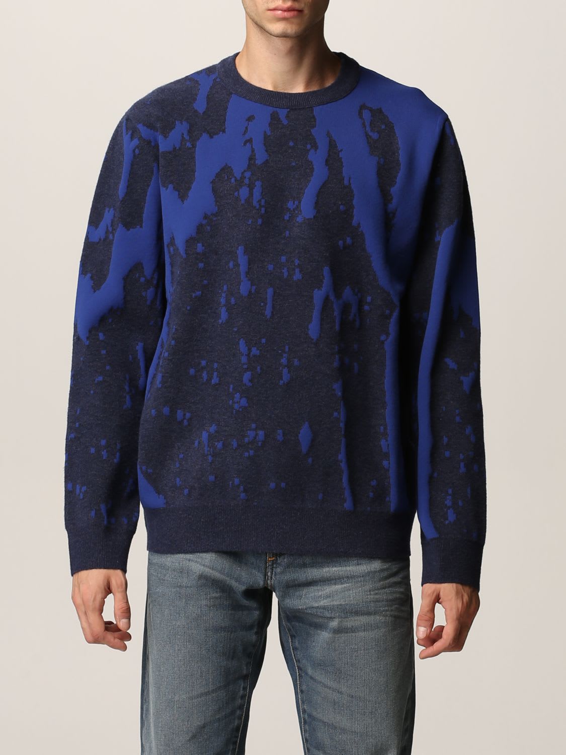 Diesel Sweater Diesel Pullover With Abstract Jacquard Pattern