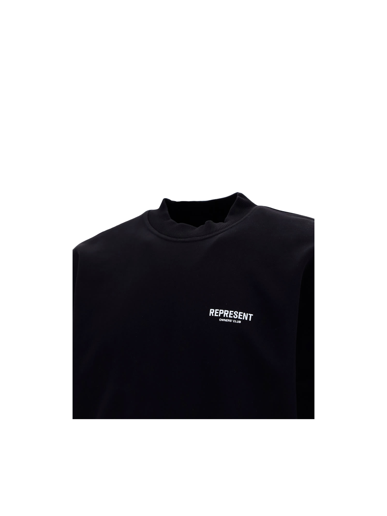 Represent Man Sweatshirt Black Size L Cotton In Black