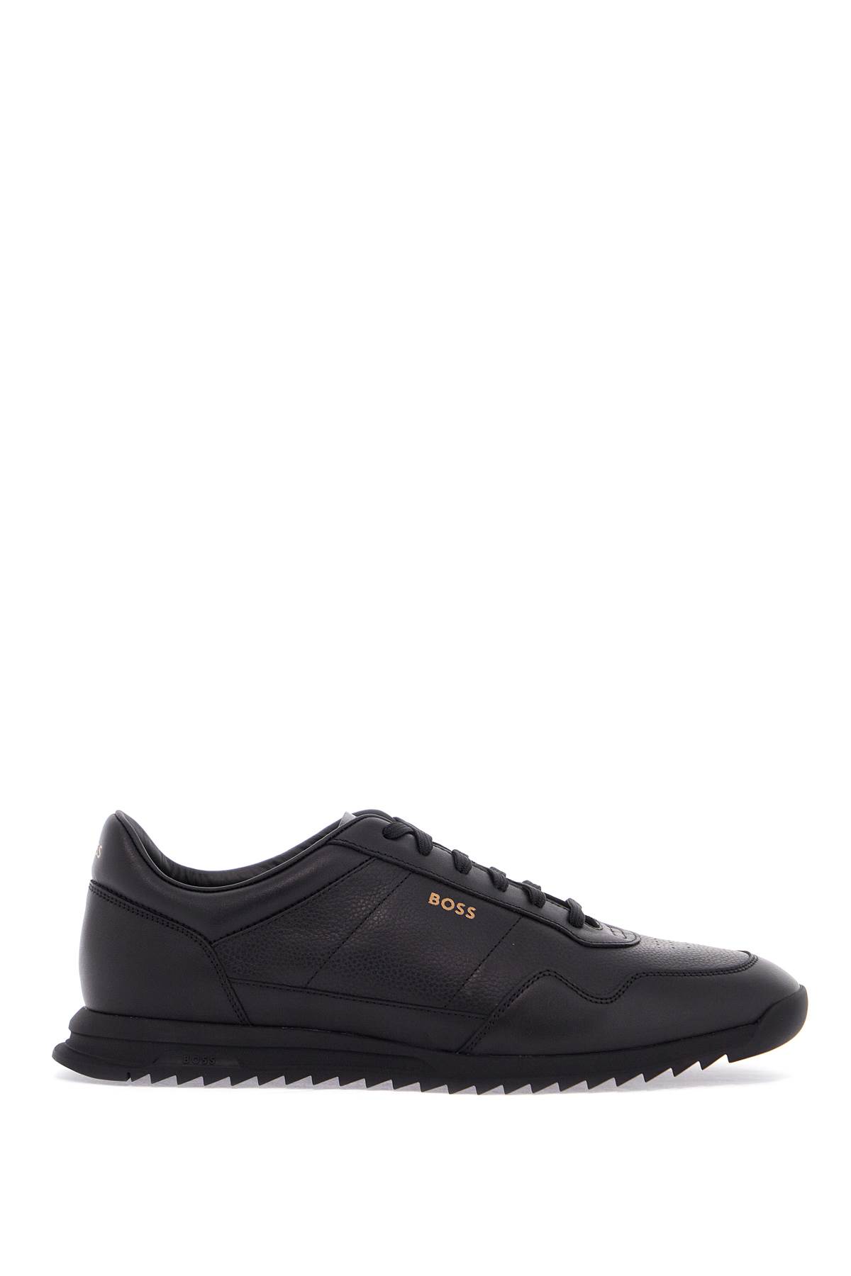 Mens Black Leather Minimalist Sneakers Zayn_lowp_lttb