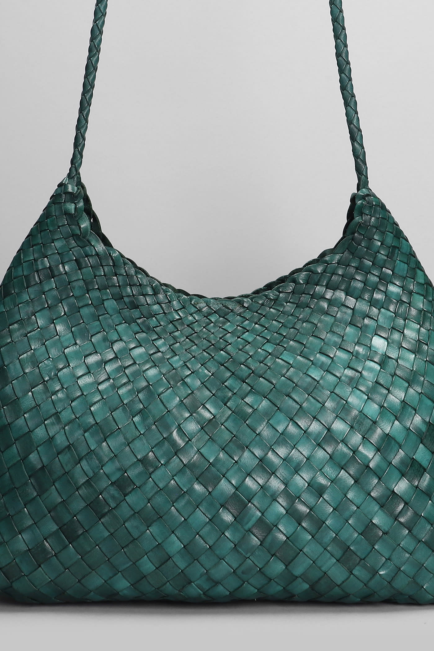 Shop Dragon Diffusion Santa Rosa Shoulder Bag In Green Leather