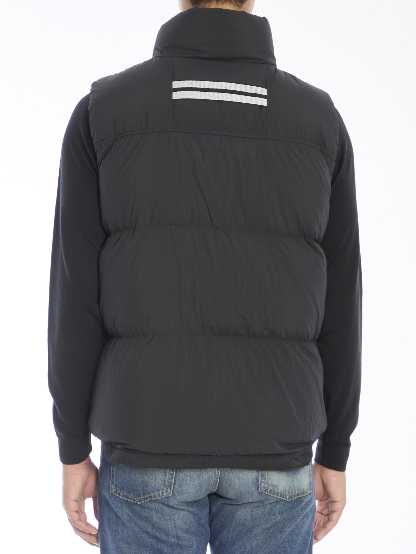 Shop Canada Goose Lawrence Puffer Vest In Black