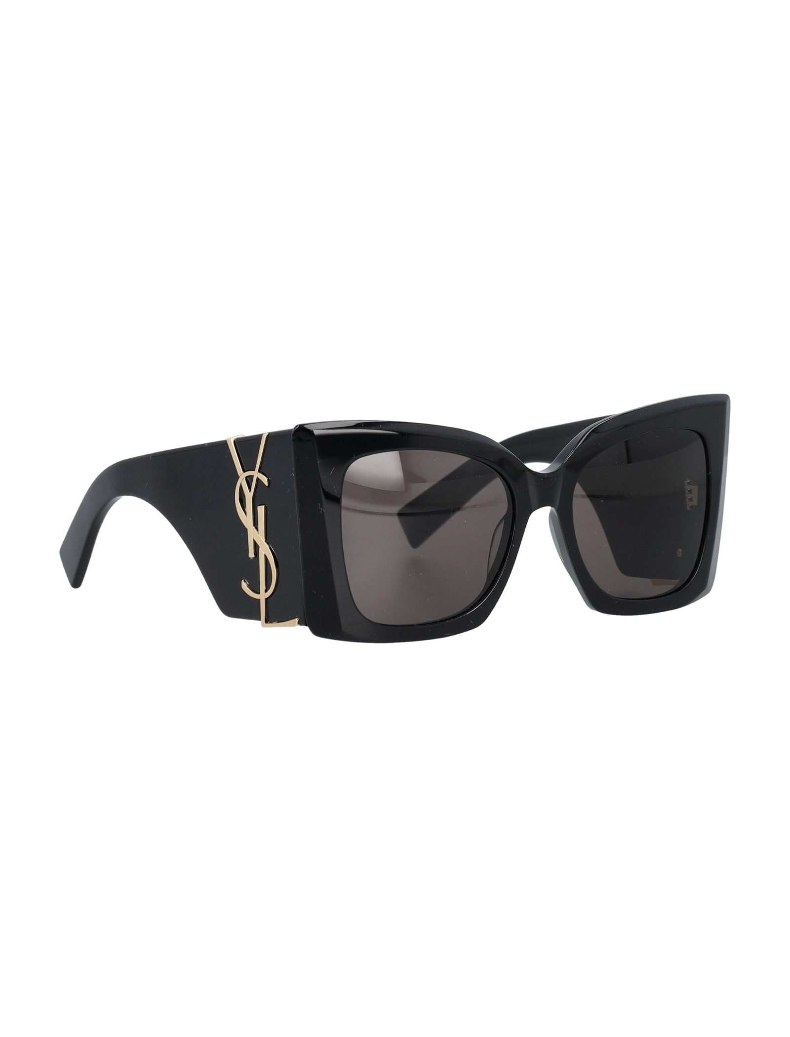 Saint Laurent Ysl Sl M119 Blaze Sunglasses In Black