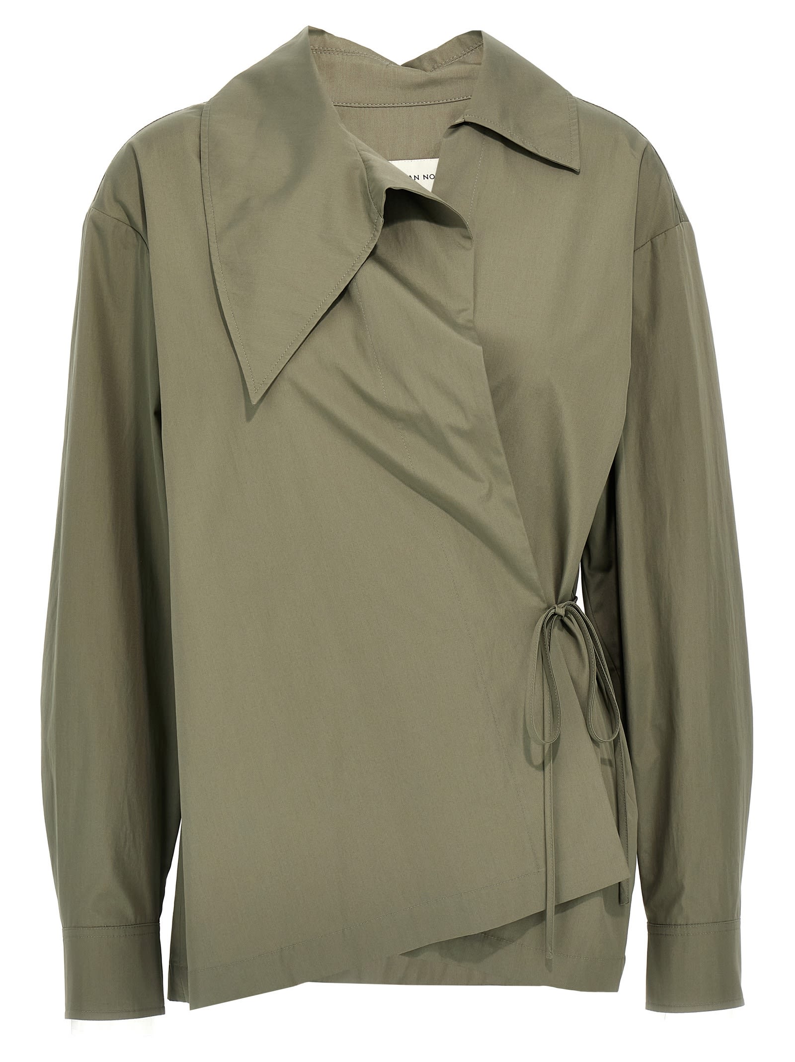 Shop Dries Van Noten Cedo Shirt In Green