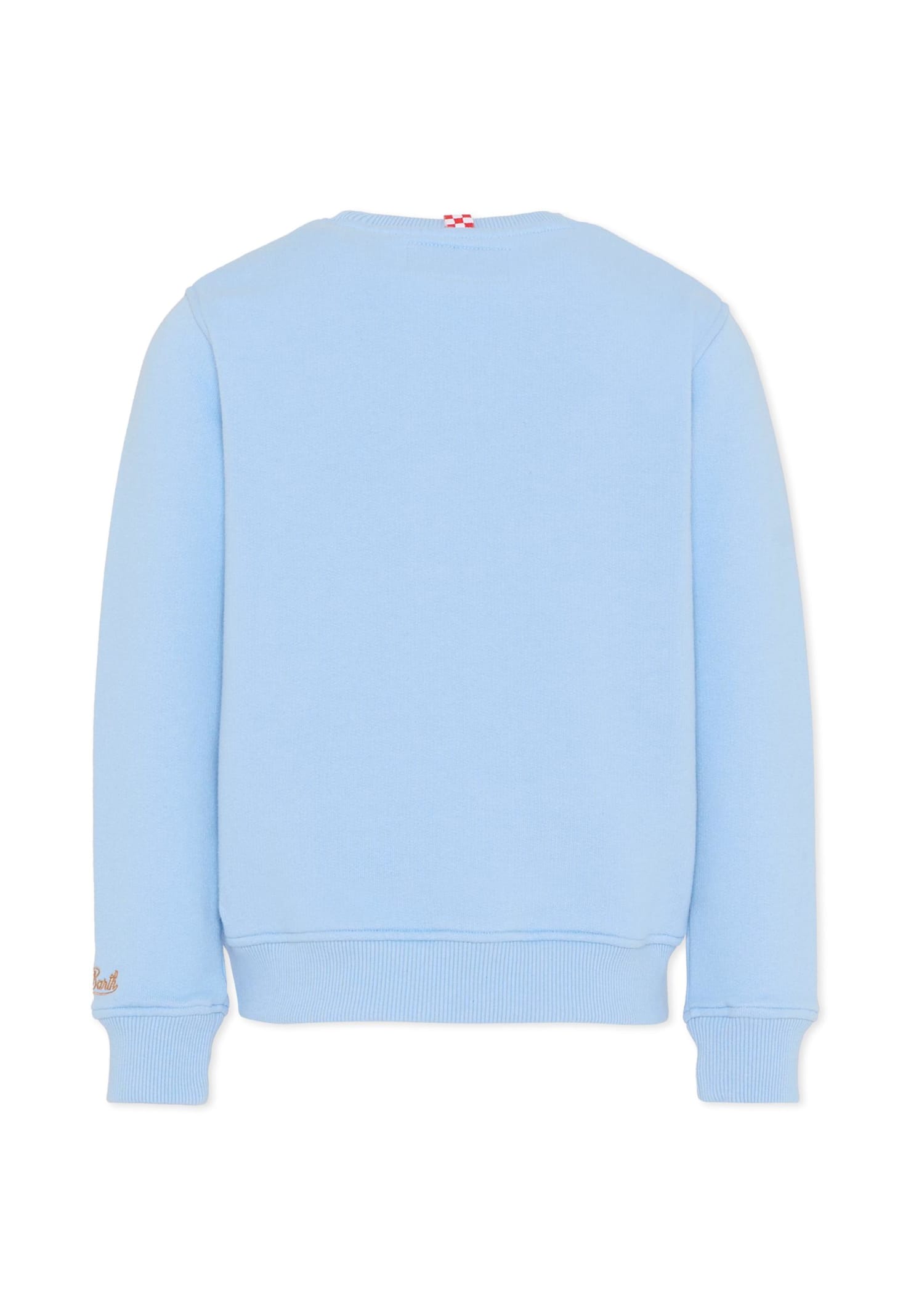Mc2 Saint Barth X Trudi Embellished Crewneck Sweatshirt In Blue