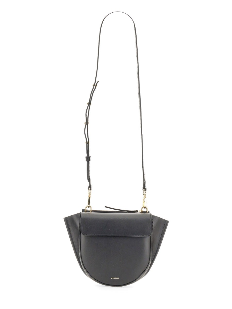 Shop Wandler Bag Hortensia Mini In Black