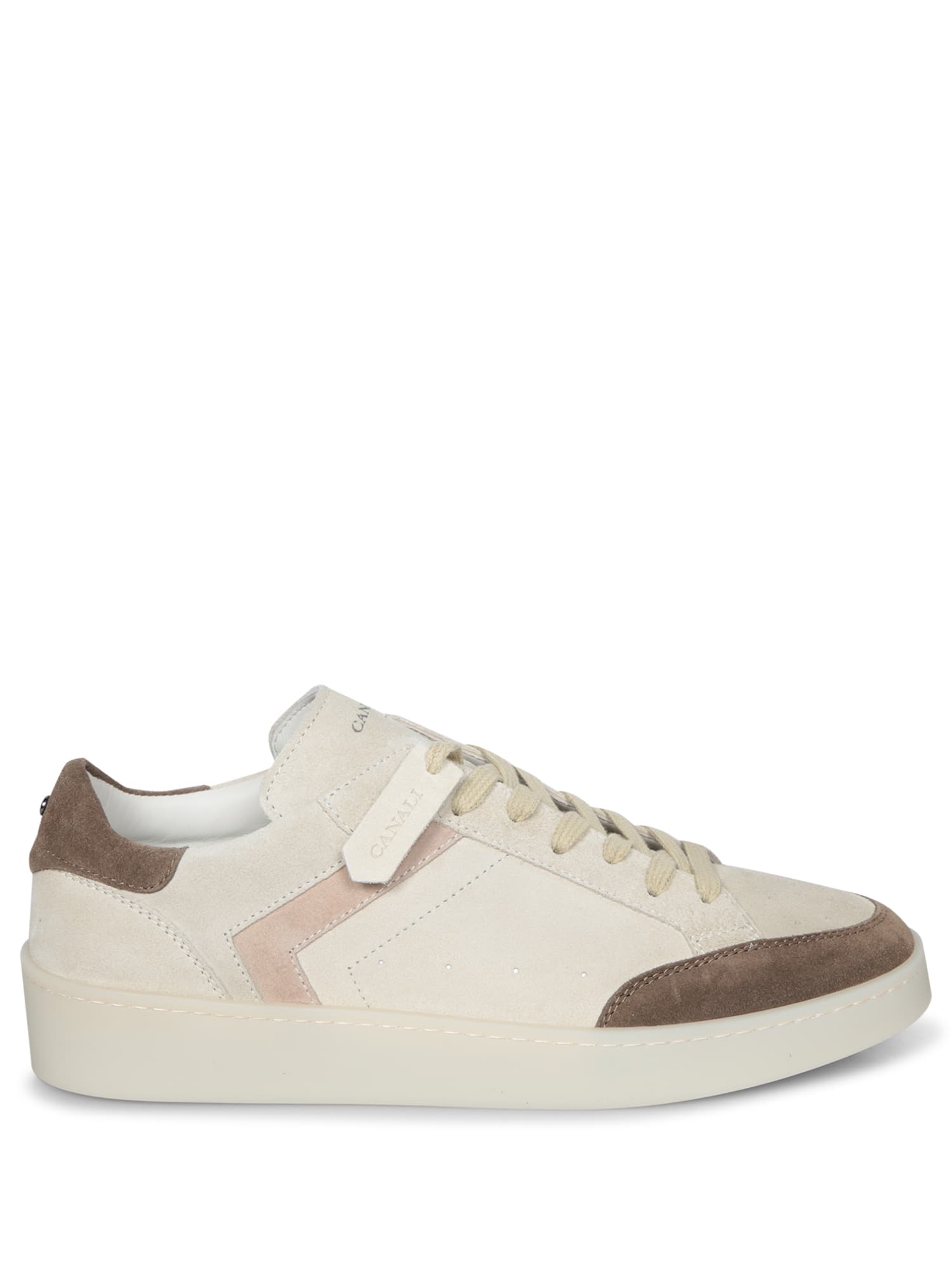 Beige/brown Suede Sneakers