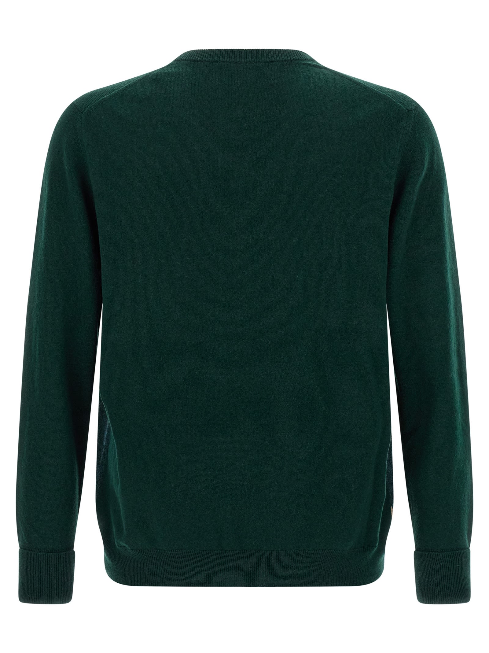 Ballantyne Argyle Pattern Sweater Sweaters And Cardigans Green In Green