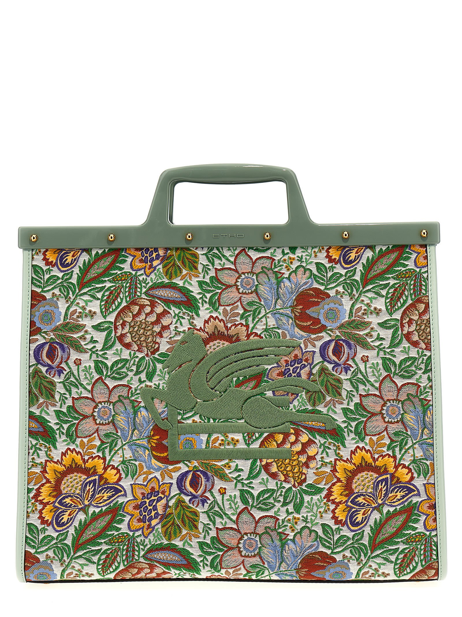 Floral Jacquard Large Love Trotter Shopping Bag