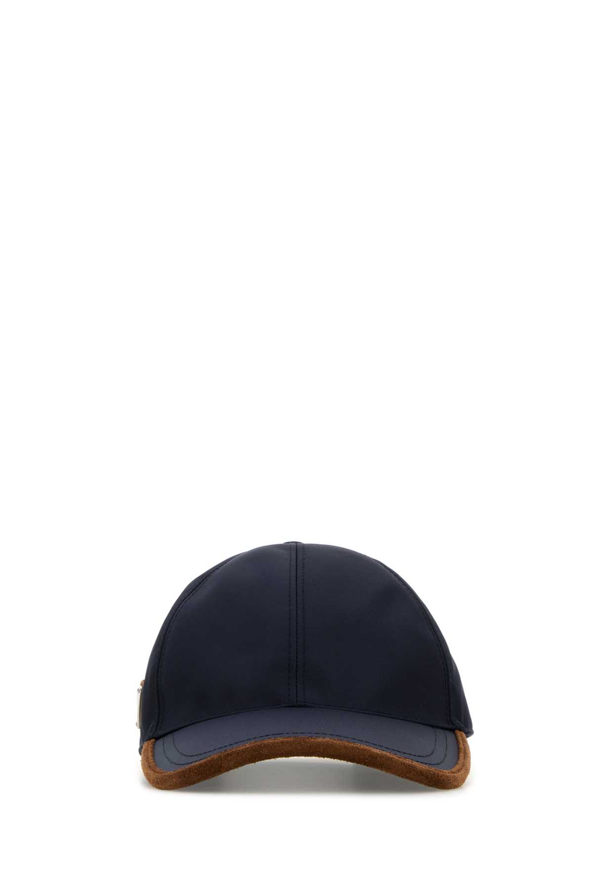 Prada Navy Blue Re-nylon Baseball Cap In Blucacao