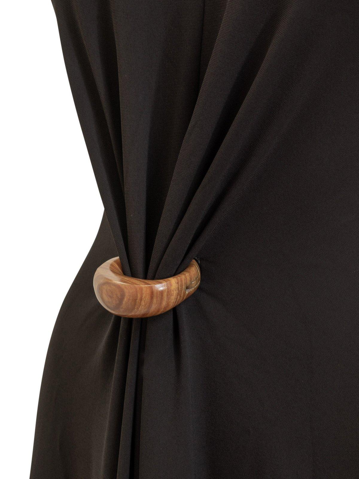 Shop Ferragamo Ruched Detail Flared Hem Dress In Black
