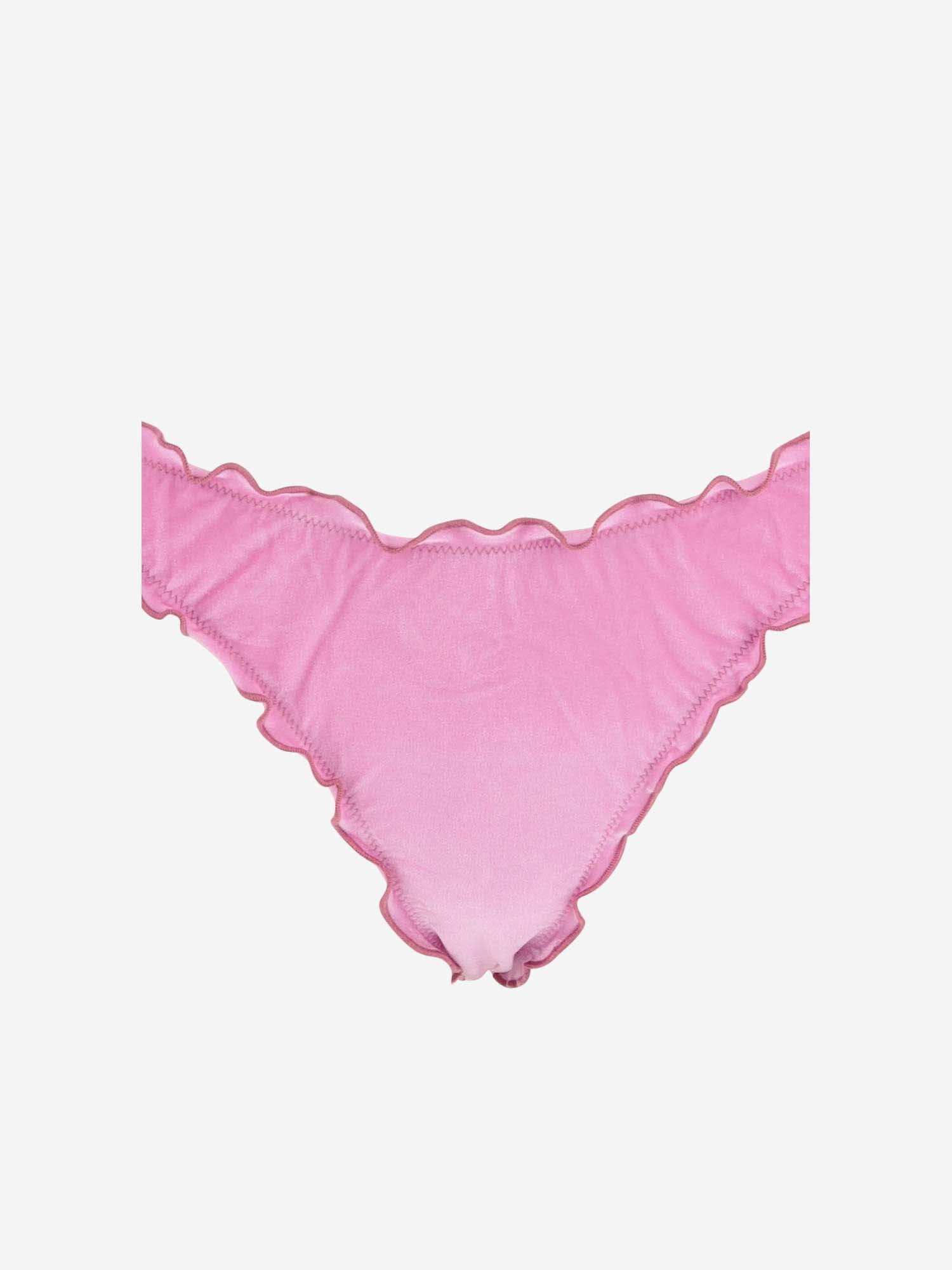 Shop Mc2 Saint Barth Stretch Nylon Bikini Briefs In Pink
