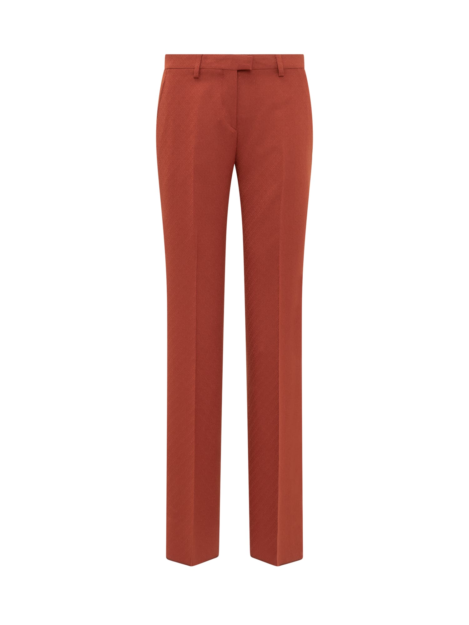 Shop Etro Fuji Pants In Mattone