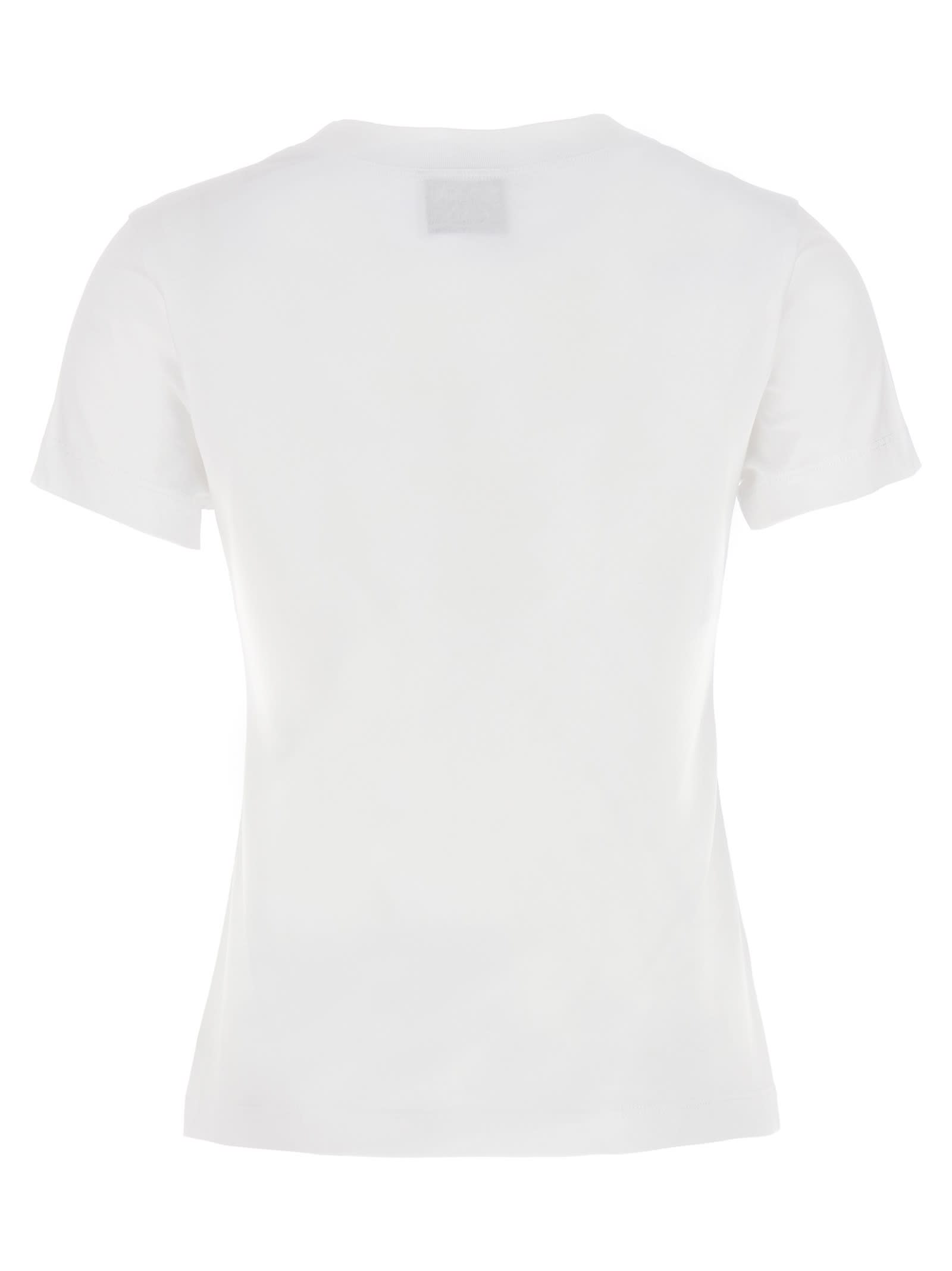 Shop M05ch1n0 Jeans Logo Print T-shirt In White