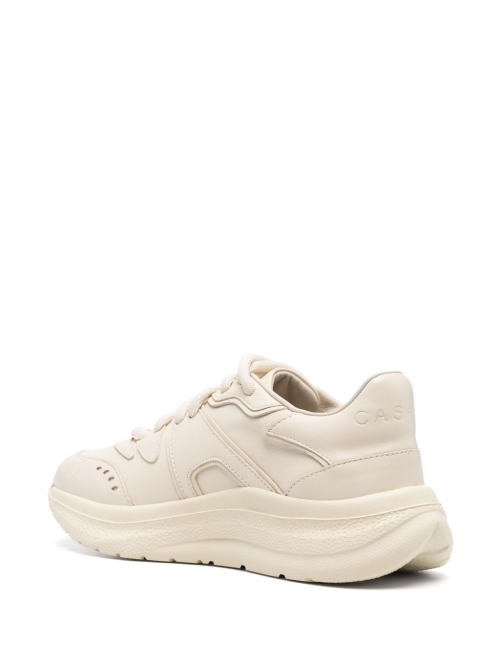 Shop Casadei Running Salento Sneakers In Milk