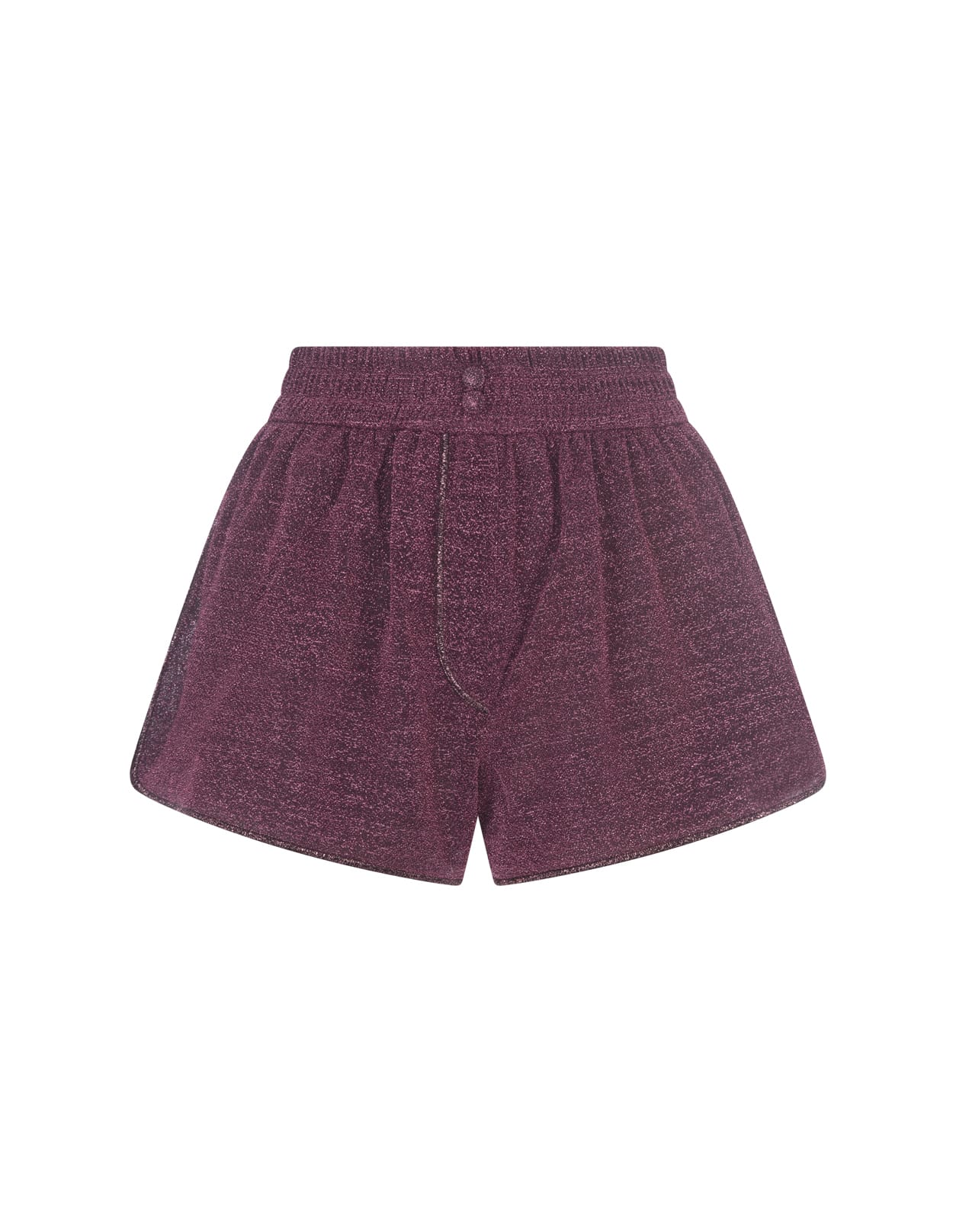 Oseree Aubergine Lumiere Shorts In Purple