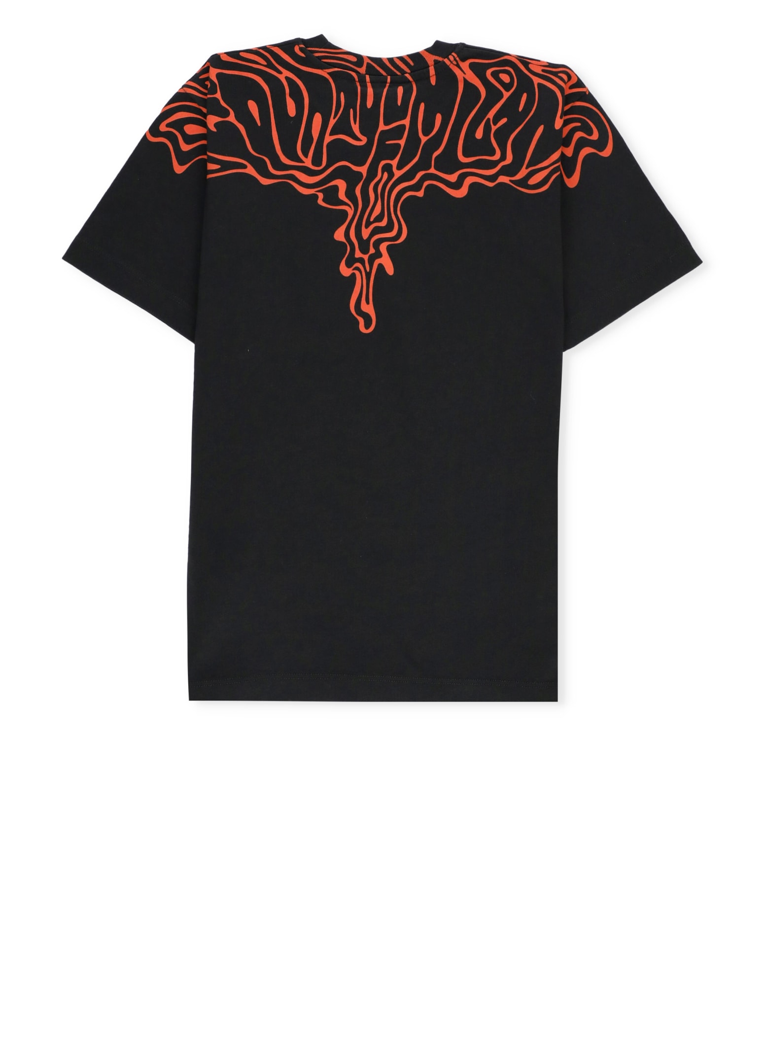 Shop Marcelo Burlon County Of Milan Fluid Wings T-shirt In Black Or