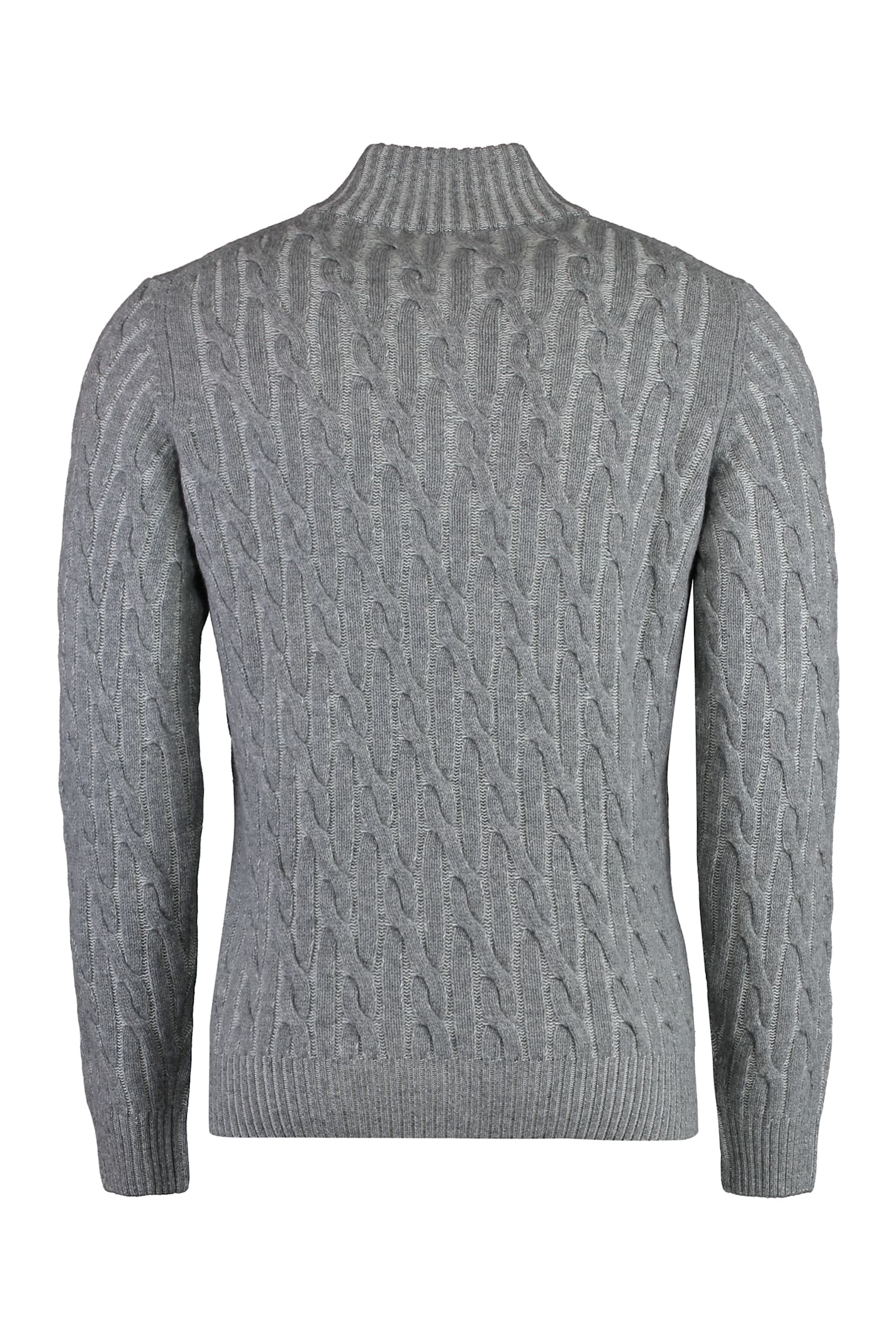 Moorer Terni Wool And Cashmere Sweater In Gray