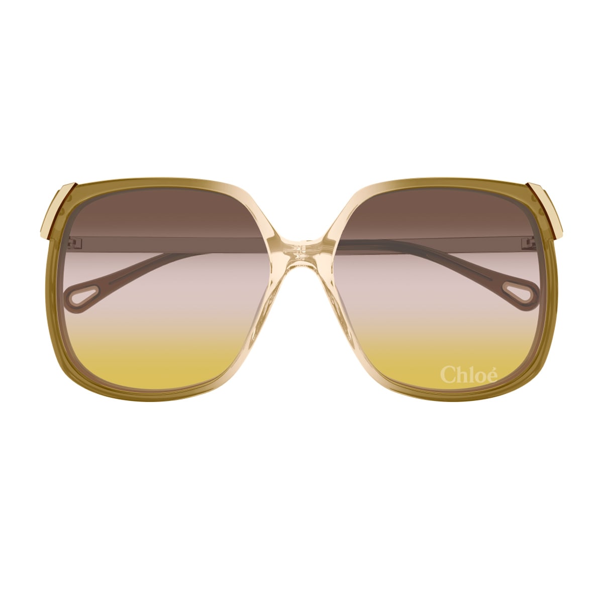 Chloé Ch0286s Aly Linea Chloé 006 Burgundy Gold Violet Sunglasses