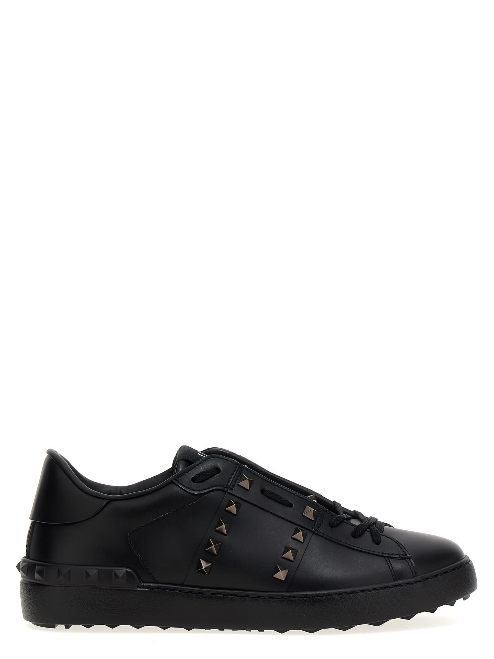 Shop Valentino Garavani Rockstud Untitled Sneakers In Black